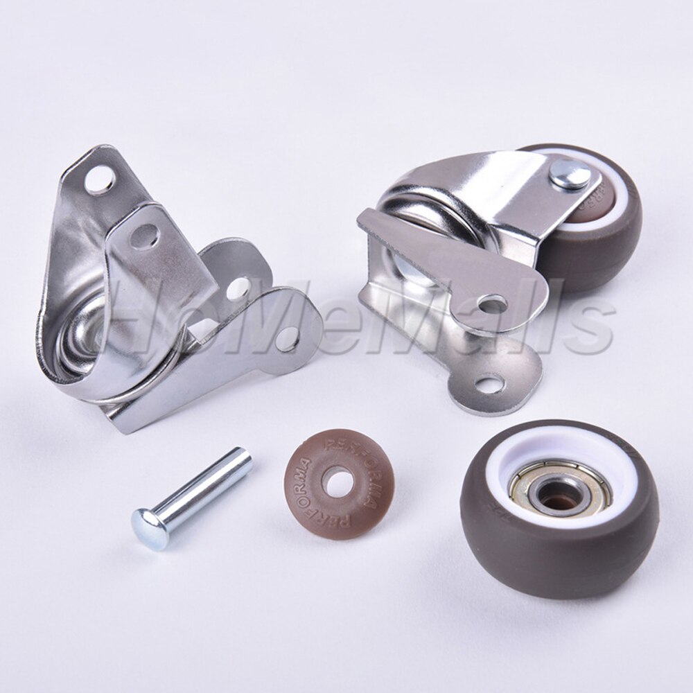 Ruedas para cunas y otros equipos pequeños, ruedas pequeñas que no dañan el suelo, 2/4 unidades