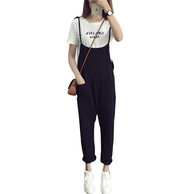 Gravid haklapp byxor gravid byxa skärp plus size xxxl kläder-för tjocka-kvinnor gravid-overall jumpsuit enfärgad kvinnor
