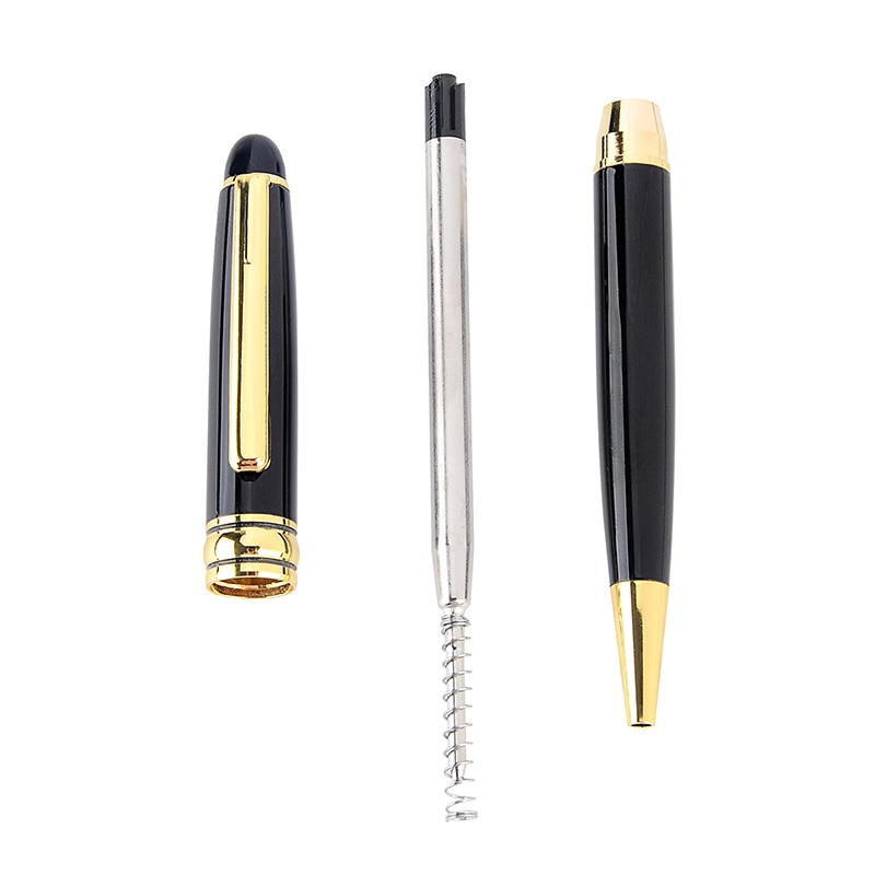 Metal Ballpoint Pen Business Writing Gold Silver Clip Roller Ball Pens School Student Office Stationery