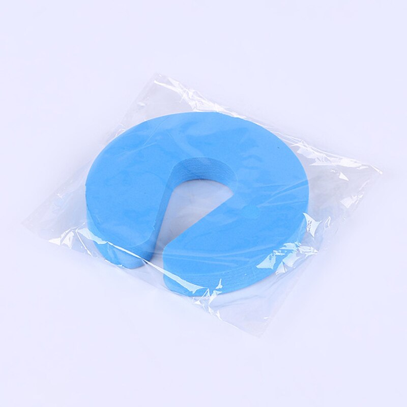 5 sztuk ogranicznik robić drzwi dla dziecka ochraniacz na palce bezpieczeństwo dziecka bezpieczeństwo dzieci niemowlę w kształcie litery C blokada drzwi ogranicznik robić drzwi: niebieski