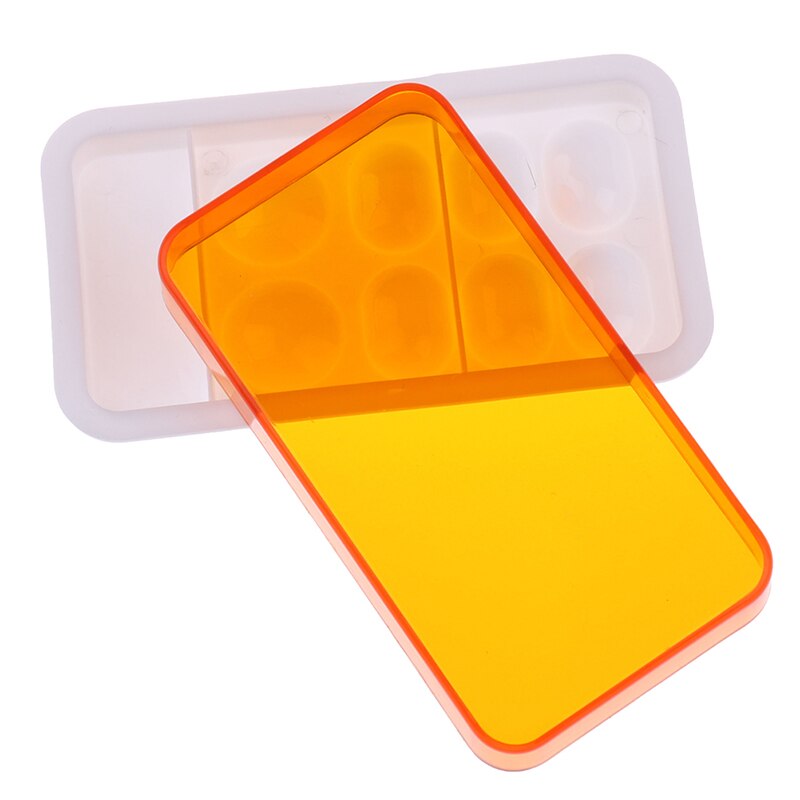 Palette dentaire avec couvercle, 8 emplacements, équipement de laboratoire dentaire en résine, 1 pièce