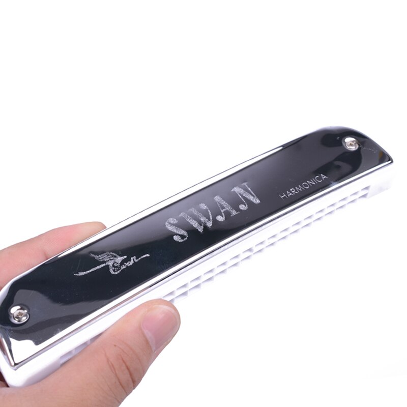 Swan Key Of C 24 Holes Accent Harmonica Boat Shaped Harmonica