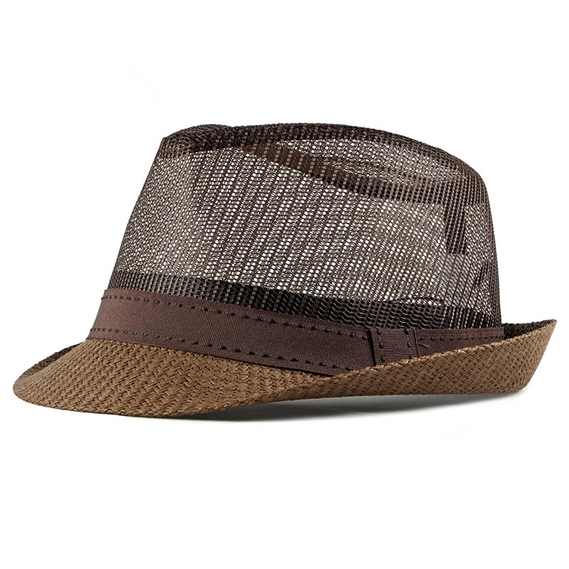 Retro mænd fedoras top jazz filt bred skygge hat vintage par kasket vinter chapeau sommer bowler hatte kasket udendørs