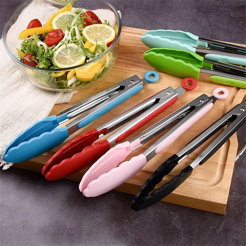 Pinza de cocina de nailon de grado alimenticio, 1 Uds., pinzas para utensilios de cocina, pinza, accesorios, utensilios para servir ensalada y barbacoa