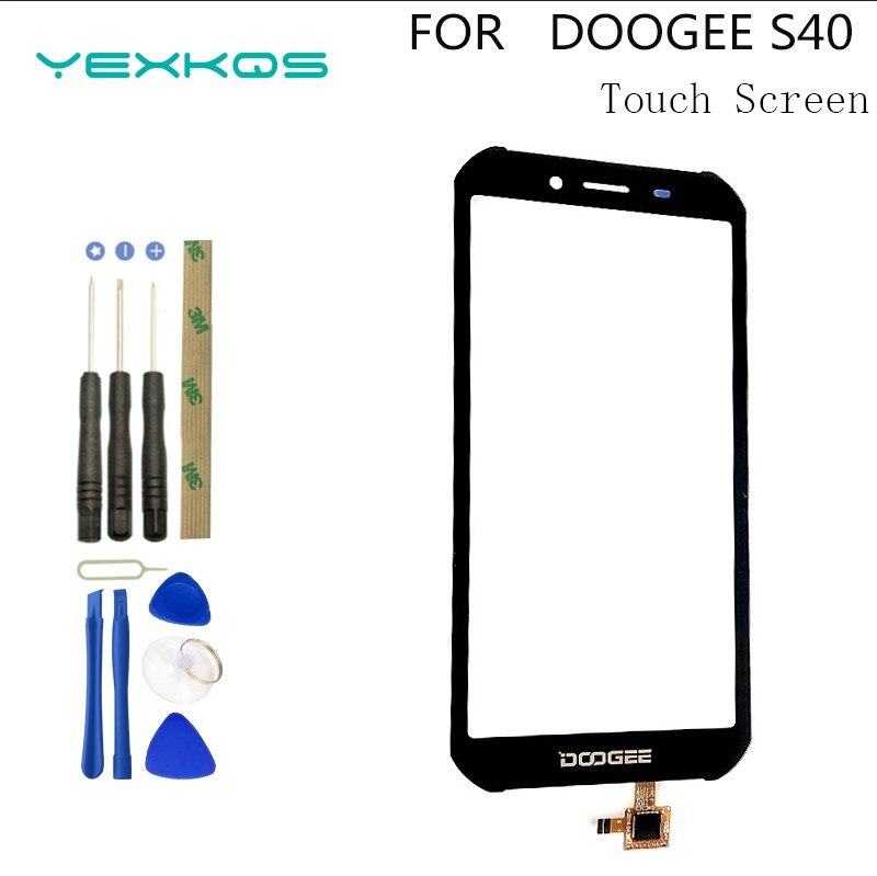 Écran tactile pour Doogee S40 s40lite s40 proTouch écran numériseur panneau de verre avant pièce de réparation de capteur 5.5 ''outils de téléphone portable