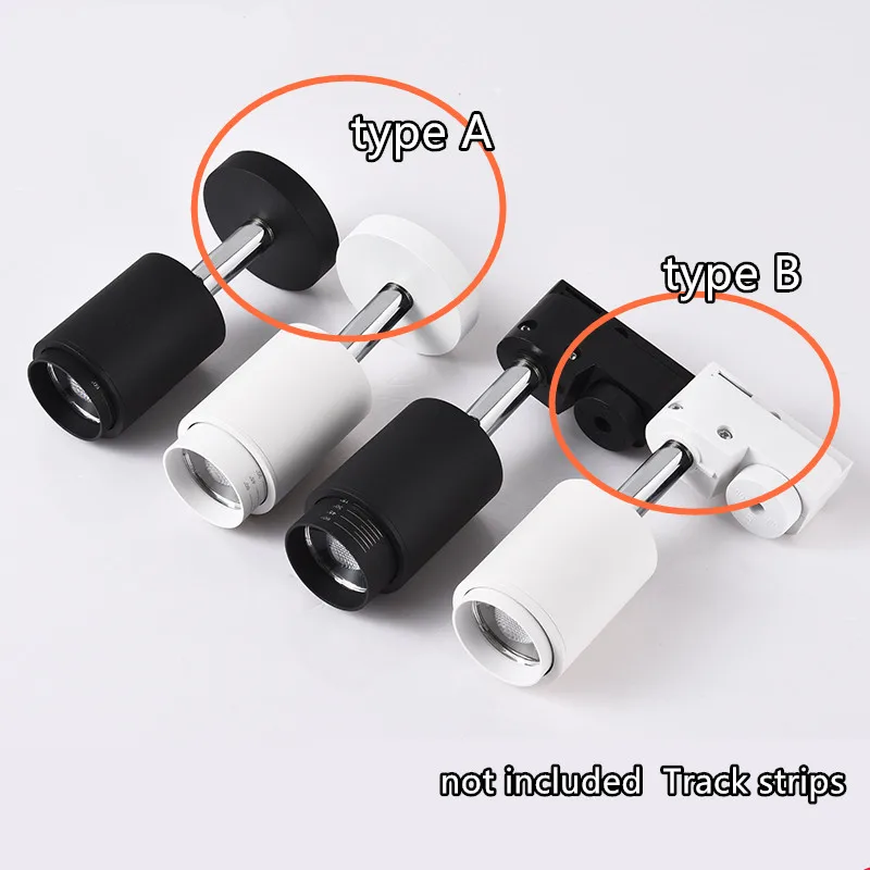 Led pista de luz lâmpada do teto luminária pista iluminação ferroviário luzes ponto led pista ferroviário holofotes loja roupas iluminação para casa