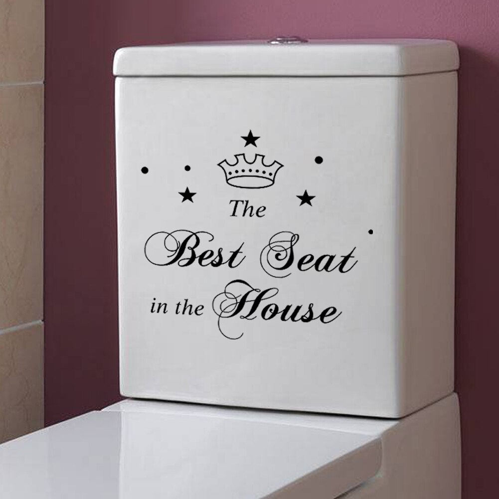 Vaskerom vegg klistremerke dårlig dekor toalett dør vinyl dekal overføringe årgang dekorasjon vegg kunst hjem dekor klistremerke