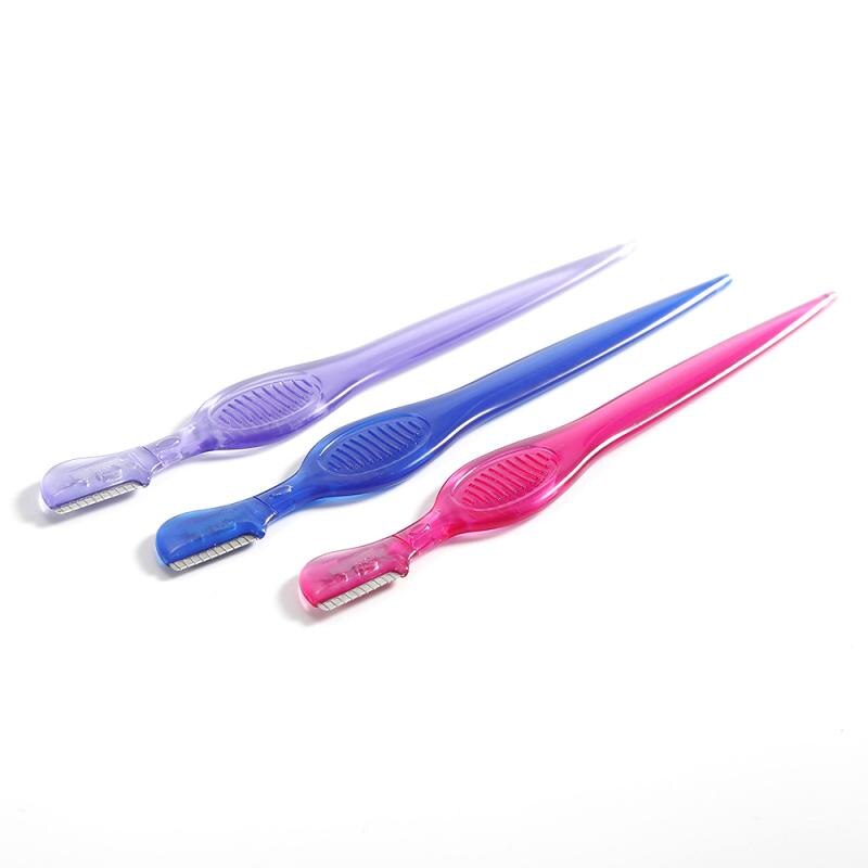 Eyebrow Trimmer Hair Remover Facial Razor Blades Shaver Sharp Set Makeup Tool Kit Face Safety Eyebrow Shaper Shaver Random Color