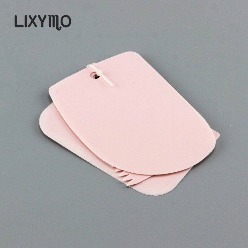 Home Use 3pcs/set Plastic Mass Scraper Fondant Cake Pastry Cutter Butter Scraper Dough Cutter Bench Spreader Knife Kitchen Tools