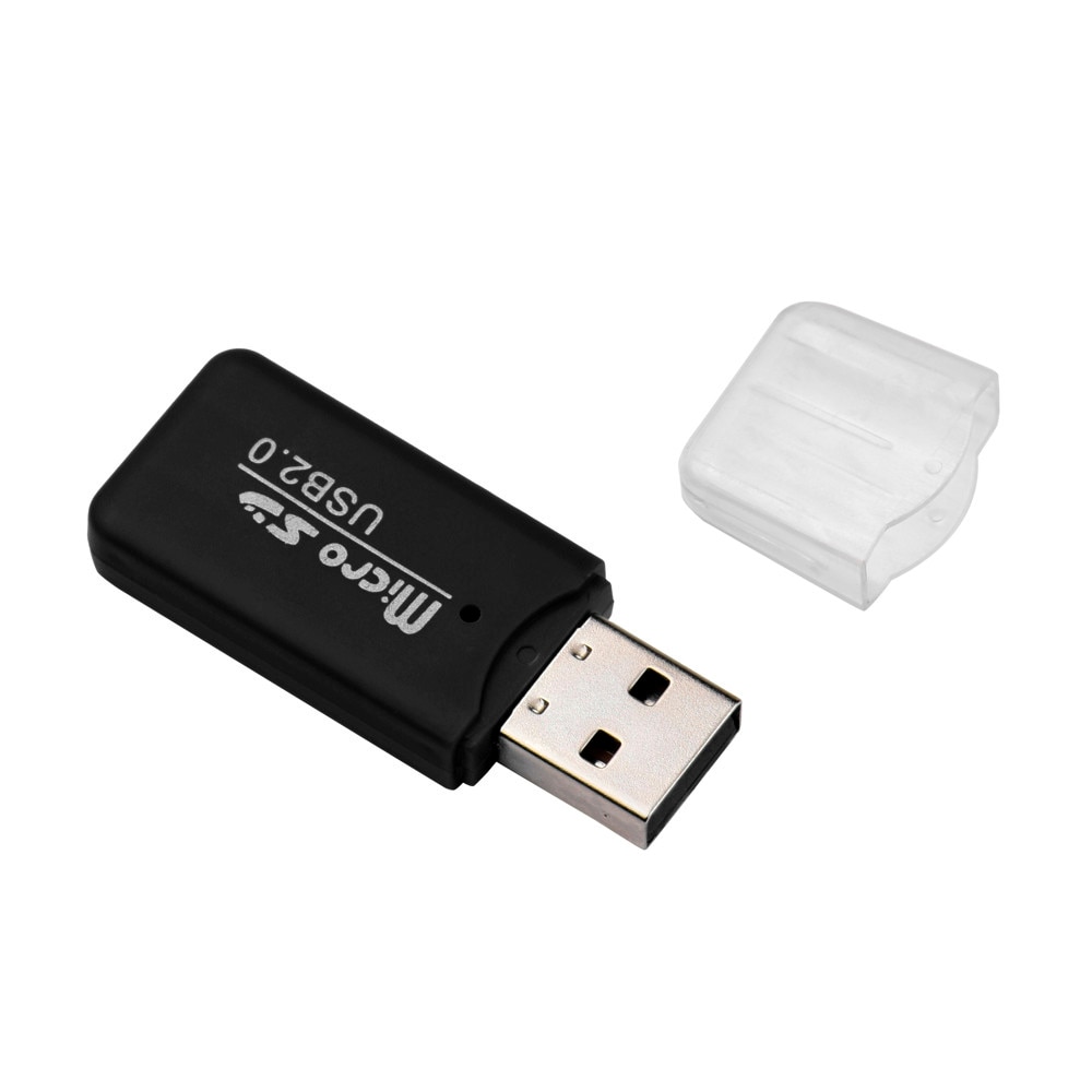 USB 2.0 Micro SD SDHC TF Flash Memory Card Reader Mini Adapter For Laptop#T2