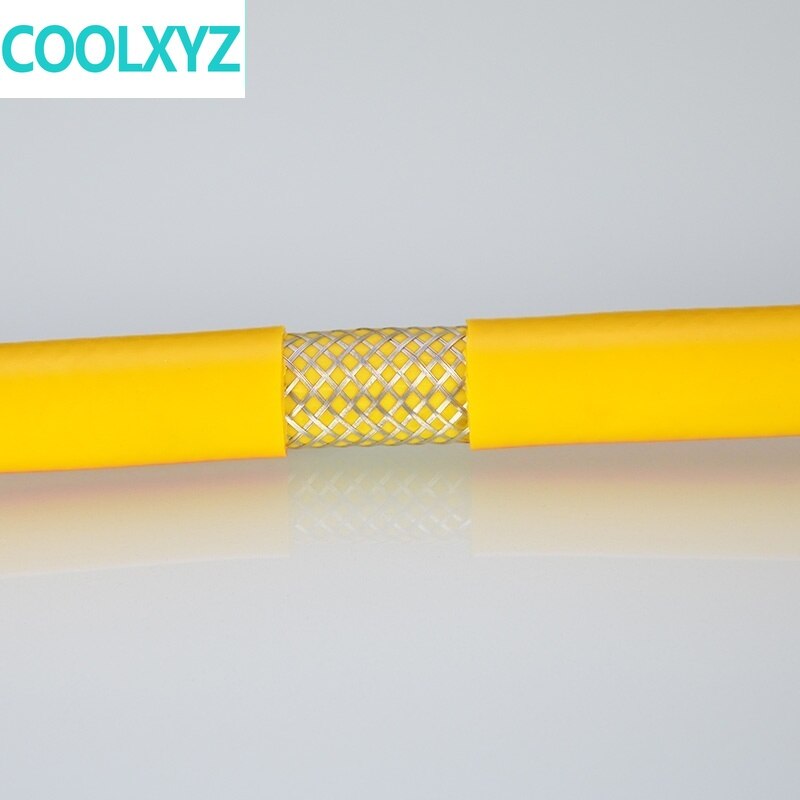 Explosion-proof steel wire gas pipe natural gas liquefied gas gas pipe household water heater stove rubber hose