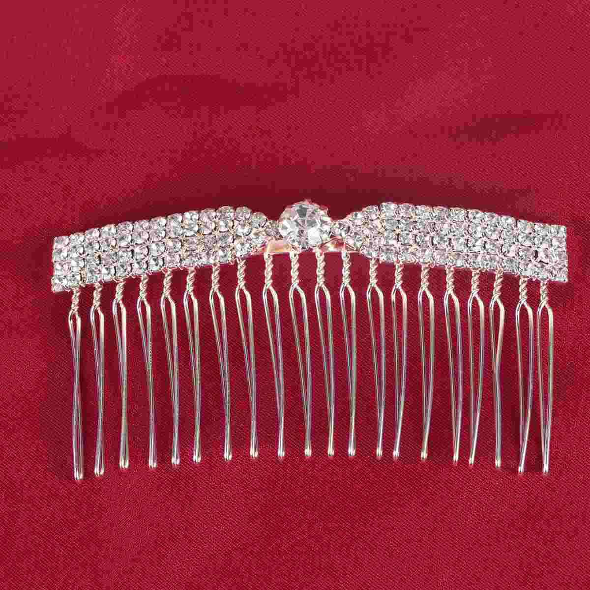 Mit Strass verzierter Haarkamm, hochwertiges Material, Haarnadel-Kamm, kreativer Kopfschmuck, Haarschmuck, elegante Frisur