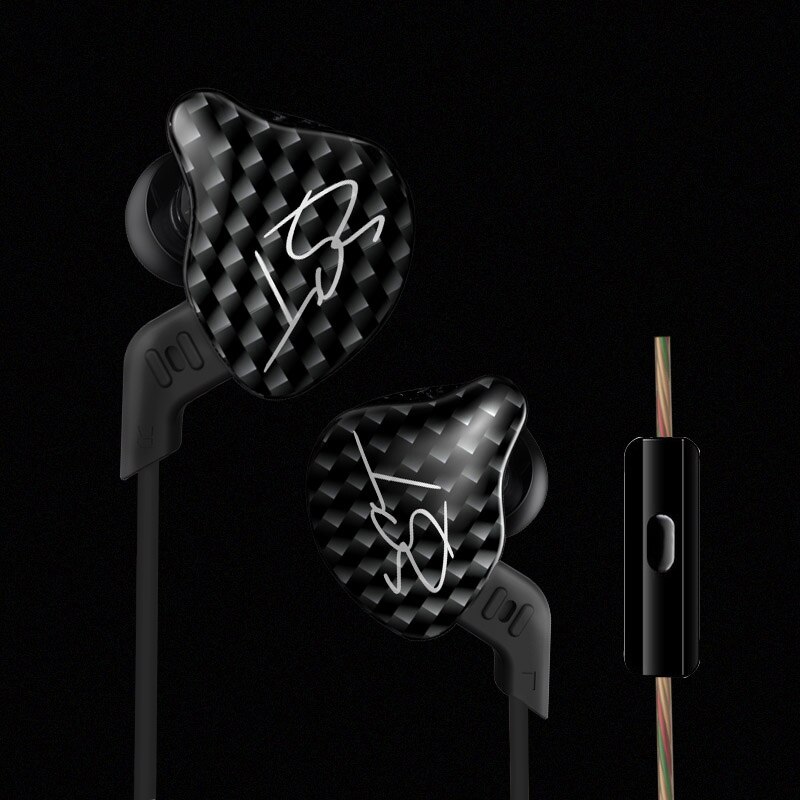 KZ ZSTX/ZST/ZST PRO 1DD+1BA Hybrid In Ear Earphone HIFI Earphone Headset Earbud for KZ ZSN ZSNPRO ZSX ZS10: ZST black with mic