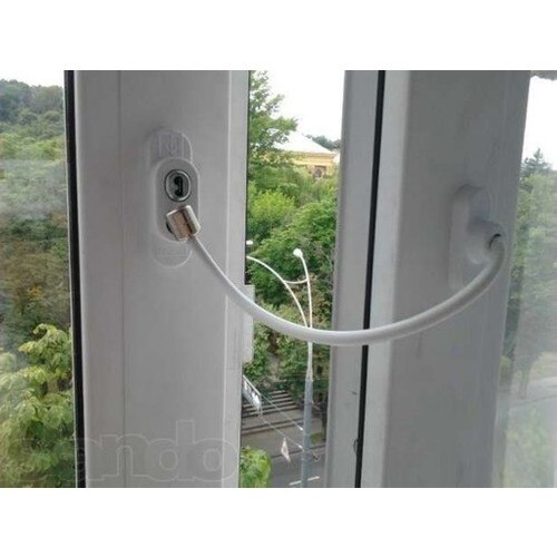 Penkid Verdrahtete Pvc Fenster Sicherheit sperren Weiß