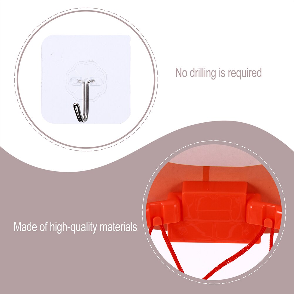 1 Set Hanging Basketball Set with Mini Basketball for Home Office Bedroom