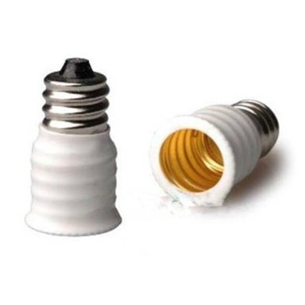 6-Pack E12 Om E14 Witte Lamp Converter Led Licht Houder Lamp Adapter Socket Changer