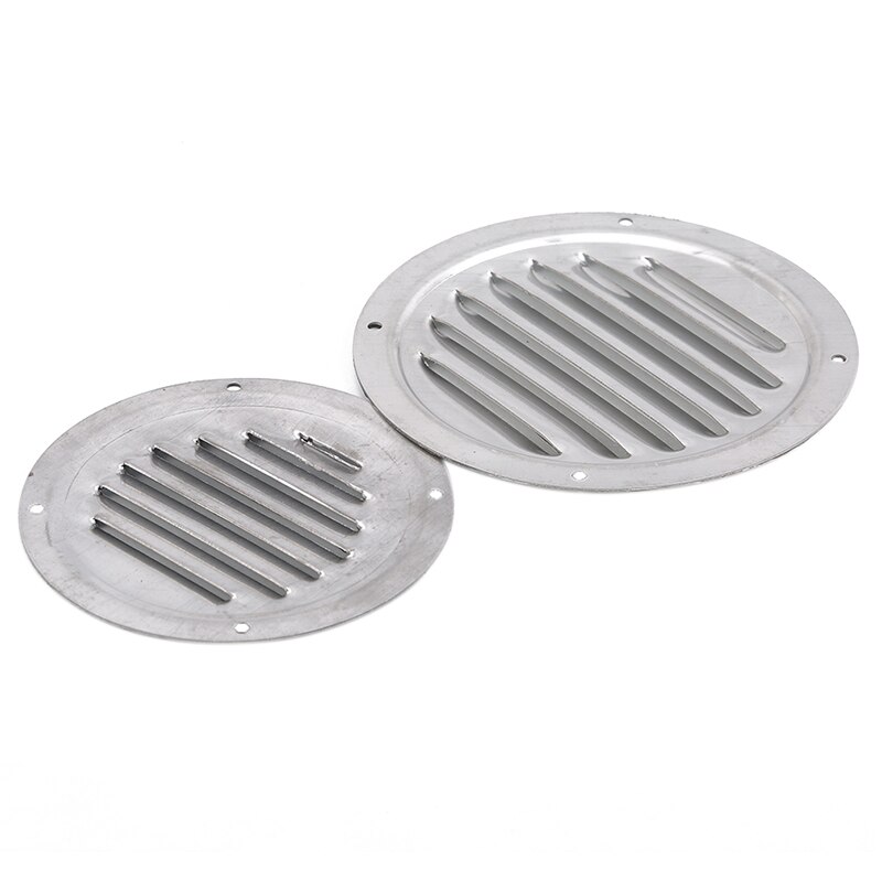 Adjustable Air Ventilation Cover Round Ducting Ceiling Wall Hole Air Vent Grille Louver Kitchen Bath Air Outlet Fresh System: 4 inch