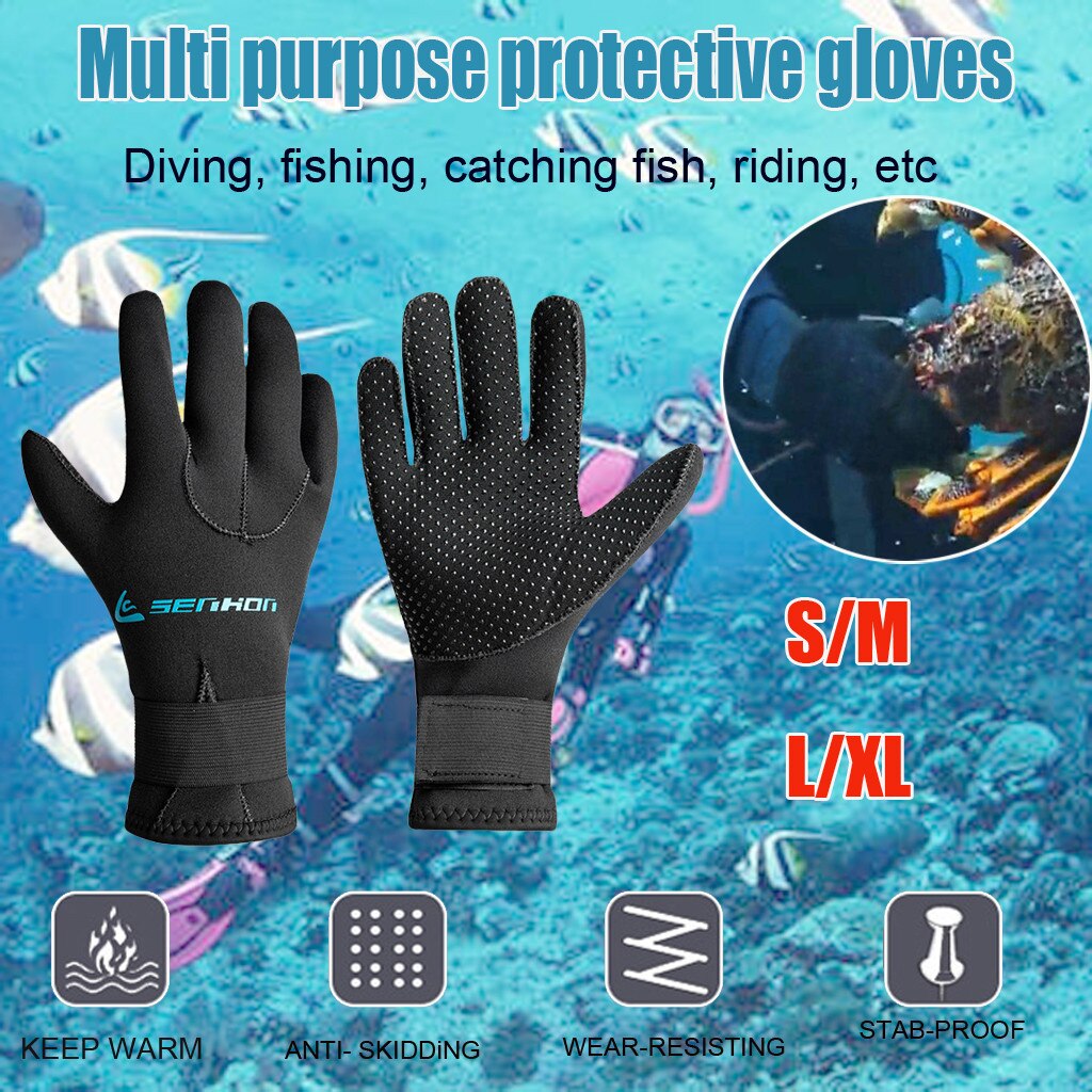 Diving Gloves Neoprene Water Swimming Snorkeling Surfing Cold-proof Keep Warm Swimming Diving Equipment Brand#T2