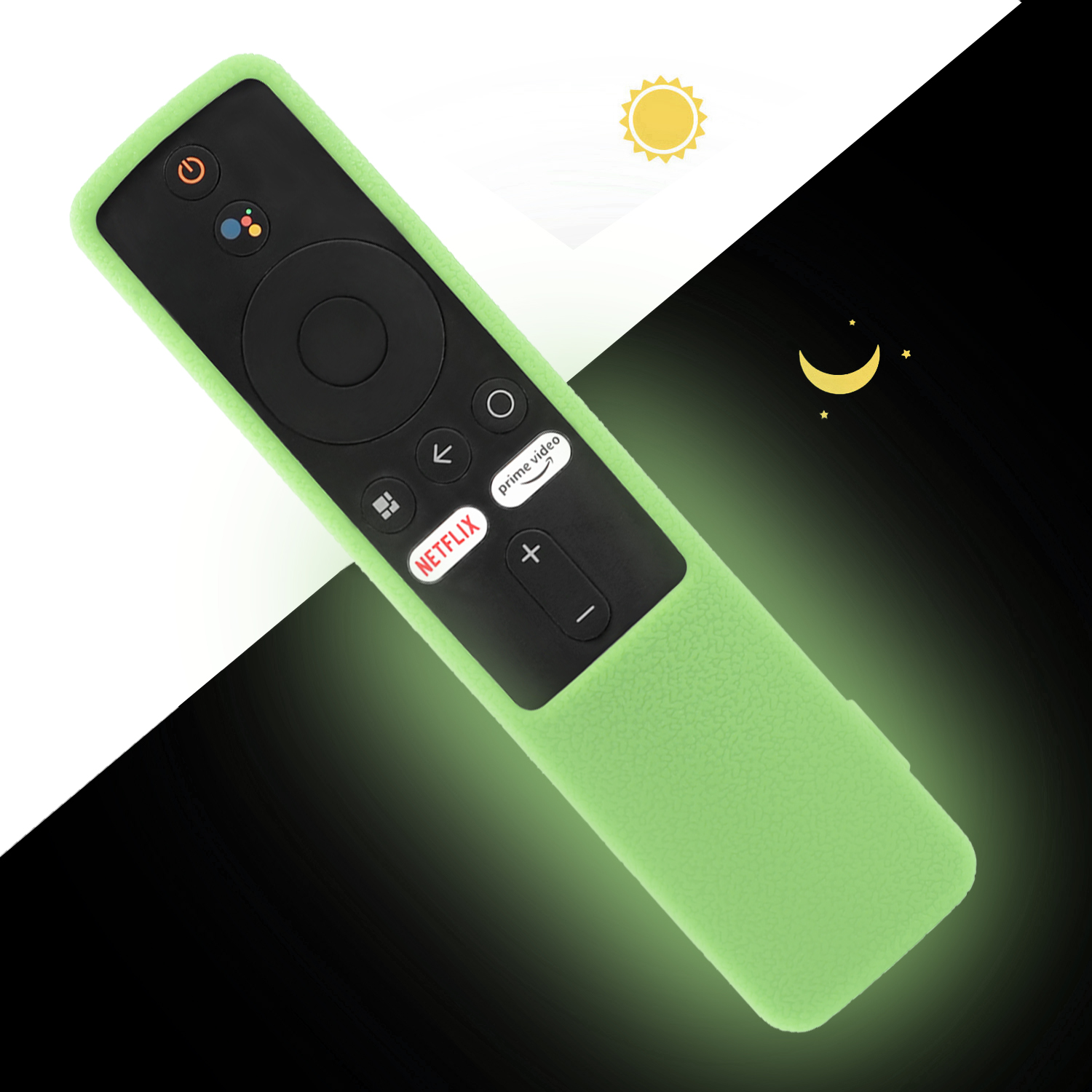 Ochronne silikonowe etui na pilota do Xiaomi TV Stick 4K XMRM-M2 1080P Box Pilot z zmywalnym, odpornym na wstrząsy, przyjaznym dla skóry: YELLOW