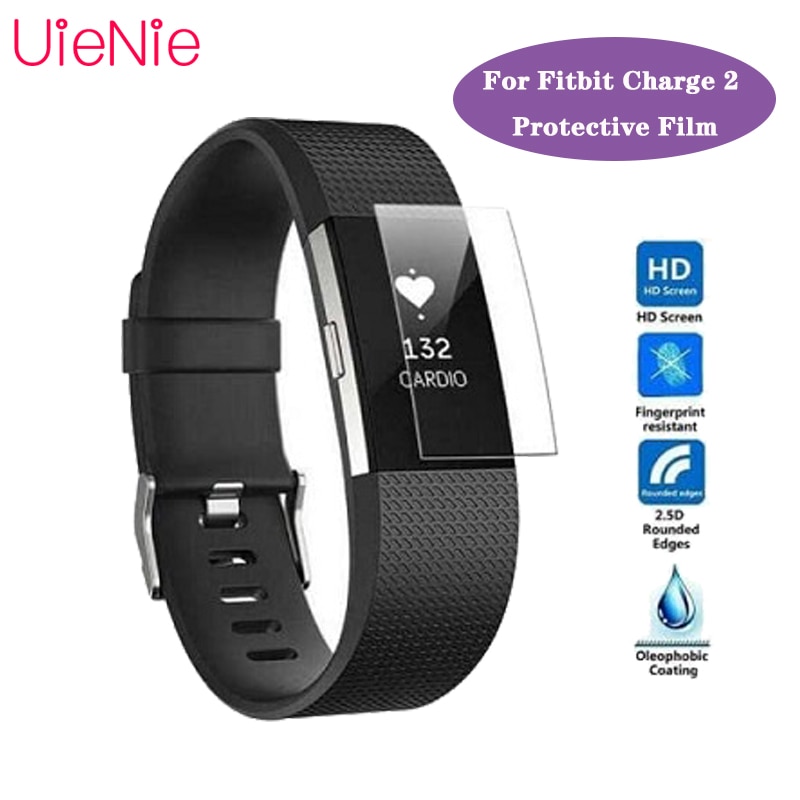 Beschermende Film Anti-Kras Ultra Thin Hd Clear Voor Fitbit Lading 2 Wrist Band Armband Full Screen Protector Cover