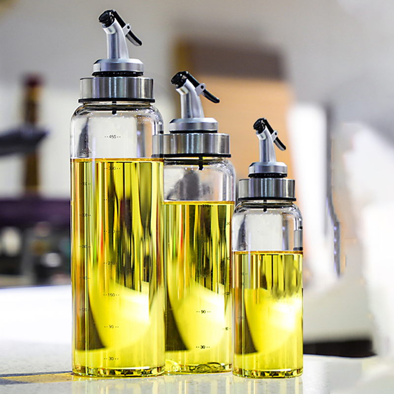 Kochen Gewürz Flasche Spender Soße Flasche Glas Lagerung Flaschen Für Gewürz Glas Öl sprühen Essig Kreative Küche Werkzeuge