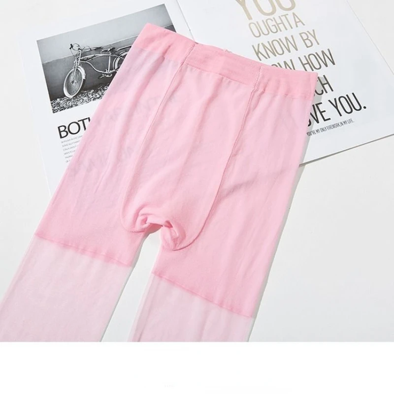 Leggings de cavalo transparente boate meias respiráveis ultra fino meia-calça mulher sexy anti-gancho collants ver através de medias