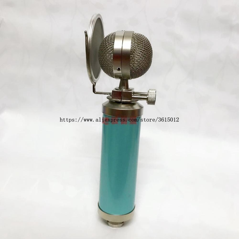 1PCS MBsBB Condenser Microphone Shell Metal For Baby Bottle Mic DIY: Blue