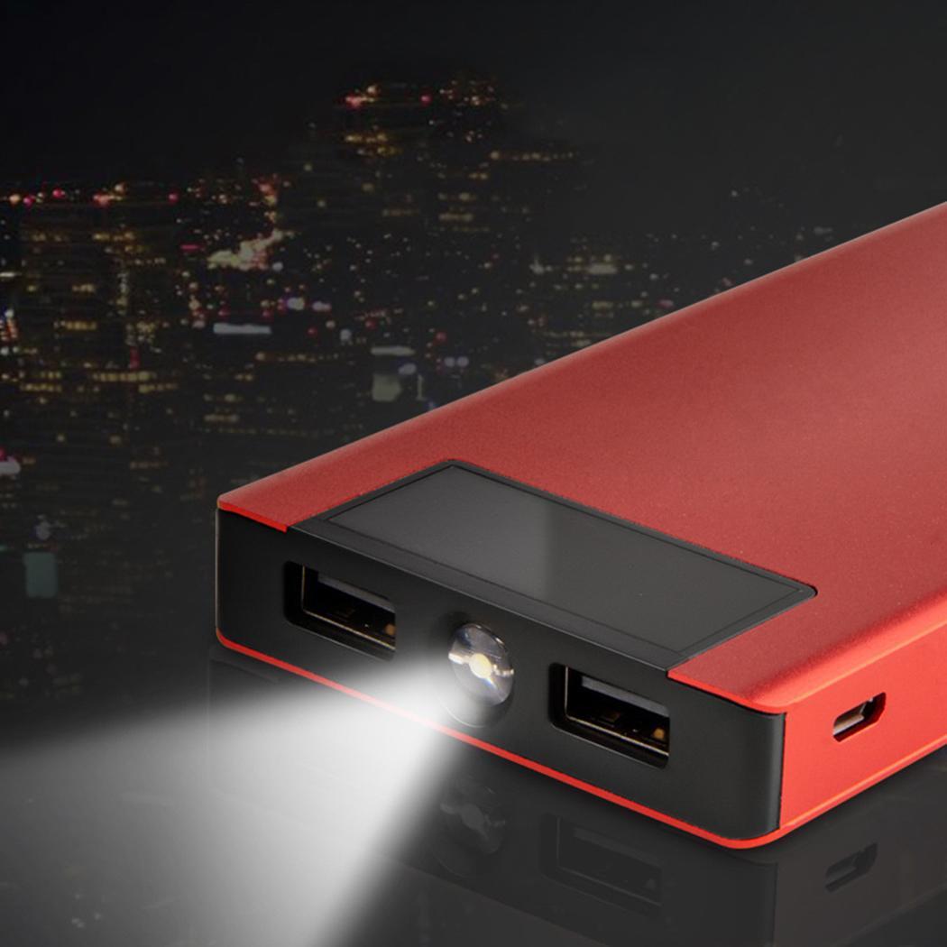 20000 mah batterie externe batterie externe pauvreté banque 2 USB LED Powerbank Portable chargeur de téléphone Portable pour Xiao mi mi iphone X