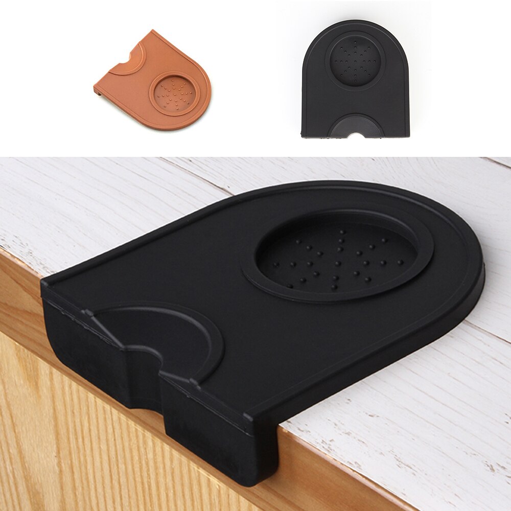 Barista kaffe anti-skrens matt espresso latte Kunst penn tukle tamping holder pute coffeeware tukler sikker kaffe slipe silikon matte