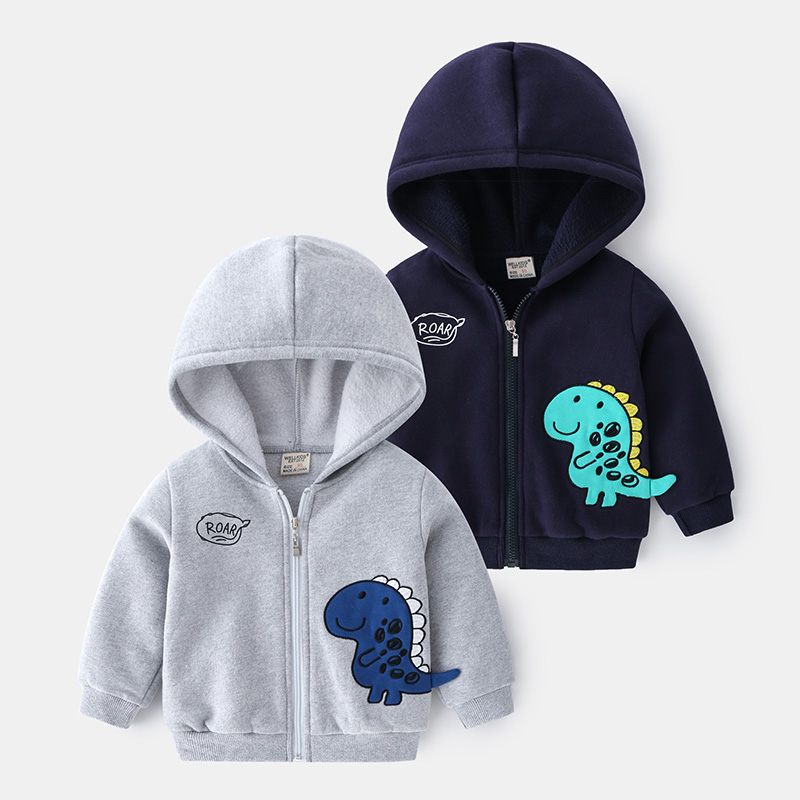 Boys cartoon fleece hoodie