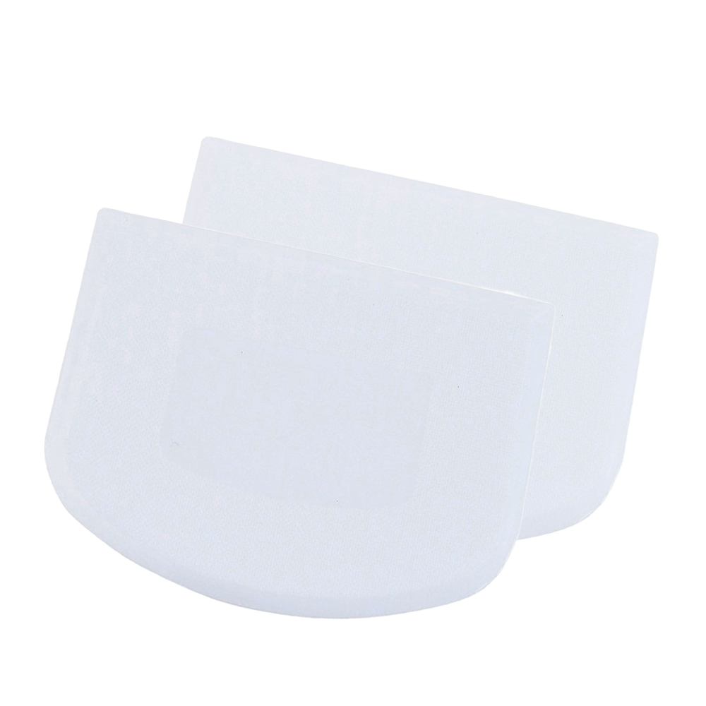 2 Stuks Cake Deeg Schraper Kom Voedselveilige Plastic Deeg Cutter Flexibele Bank Multifunctionele Voedsel Scrappers Voor Brood Deeg: Chocolade