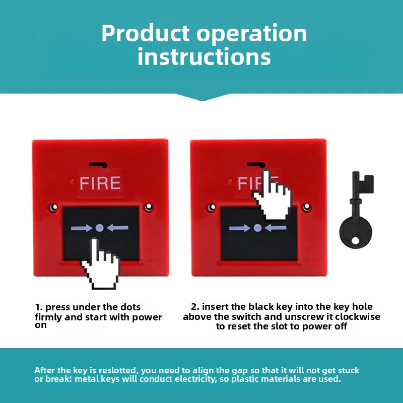 Button Activated 4 Inch Interior School Bell Hotel Bell Ringer Electric Bell Sound Alarm System Safety Protection Kit China