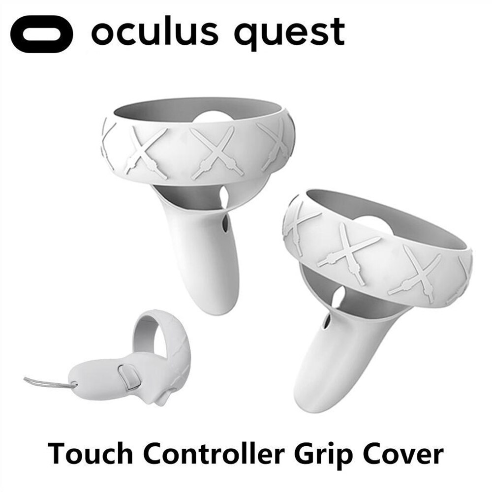 Oculus Quest 2 Touch Controller Silicone Grip Cover Protective Cover for Anti Throw Handle Sleeve VR Quest 2 Glasses Accessories