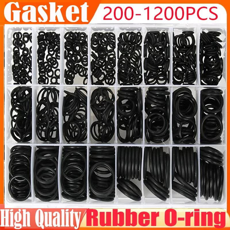 Gummi-O-Ring-Dichtungsscheibe, Sanitärdichtung, ölbeständiger O-Ring, Auto-Sanitär-Wasserhahn, Wasserreparatur, schwarze Dichtung, O-Ring