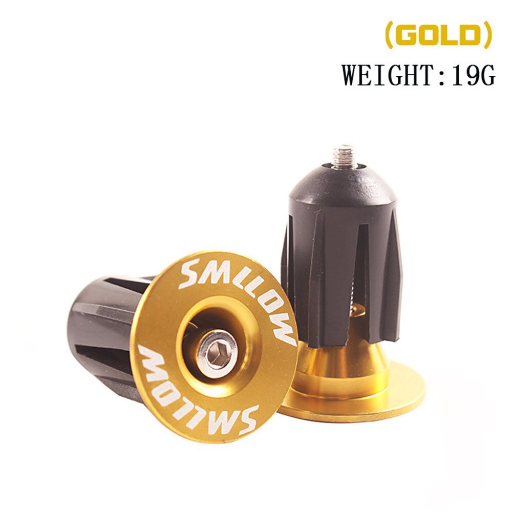 1 pair Bike Grip Handle Bar End Cap Aluminium Alloy MTB Handlebar Grips Plugs Caps for Bicycle Handlebar Accessory