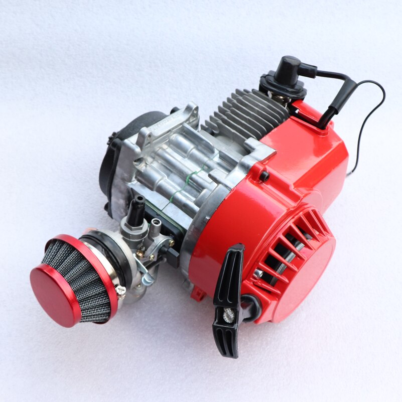 Motorcycle parts 40-6 47cc Pull Start Engine Motor For 2 Stroke Mini Pocket PIT Quad Dirt Bike: D