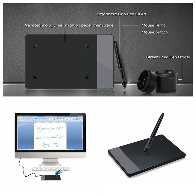 420 4-Inch Digital Tablets Mini USB Signature Pen Tablet Graphics Drawing Tablet