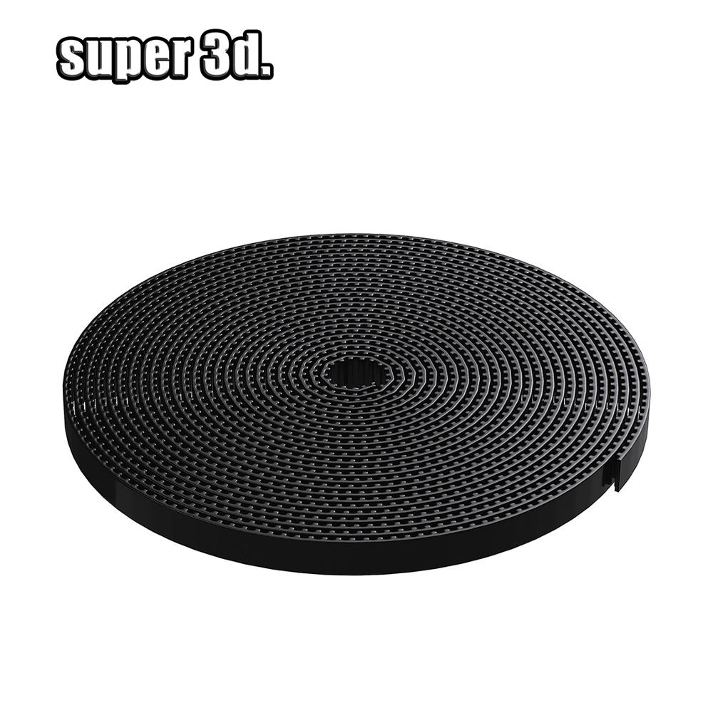 GT2-6mm Open Timing Belt Width 6mm 10mm GT2 belt PU With Steel Core Belt 2GT Rubber Synchronous Belt Low dust 3D Printer Parts