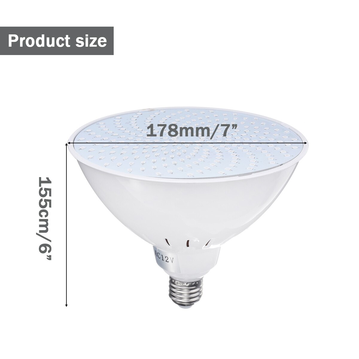 15w 252 led zwembadlamp waterdicht  ip68 onderwaterlampen 12v 120v vijverlampen  e27 lamp rgb led zwembadlamp
