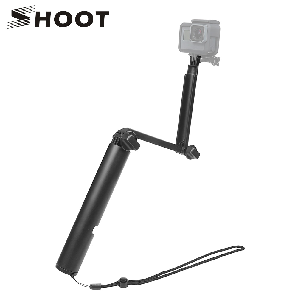 Schieten 3 Manier Grip Monopod Selfie Stick Voor Gopro Hero 8 7 5 Zwart Xiaomi Yi 4K Dji Osmo sjcam Sj8 Eken Go Pro Hero 7 Accessoires