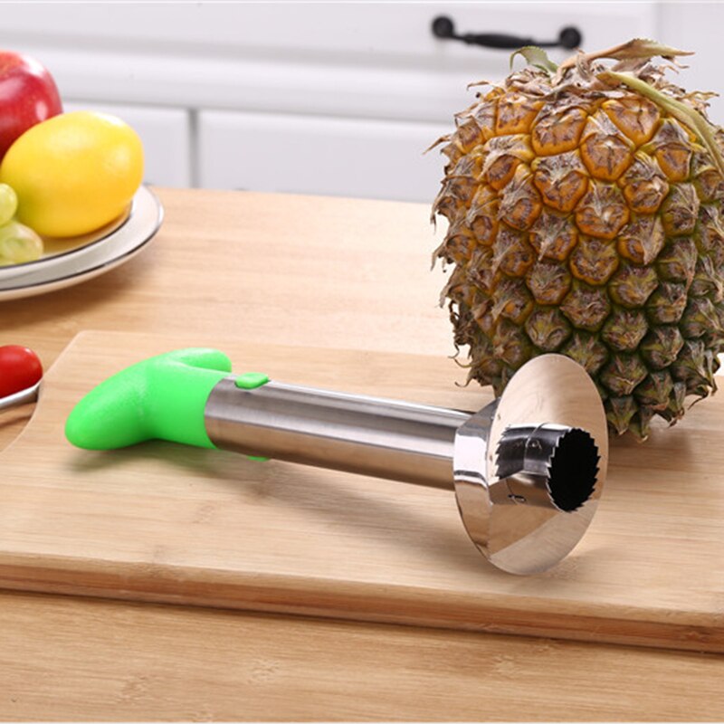 1Pc Rvs te gebruiken Ananas Peeler Accessoires Ananas Snijmachines Fruit Mes Cutter Corer Slicer Keuken Gereedschap: Default Title