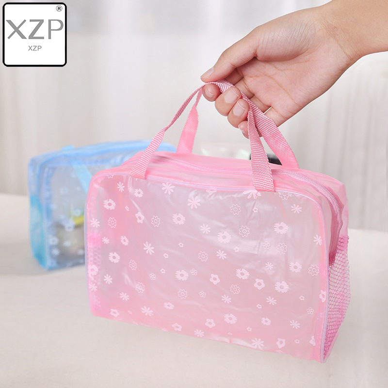 XZP Waterproof Portable Makeup Cosmetic Toiletry Travel Makeup Cosmetic Wash Toothbrush Pouch Organizer Bag