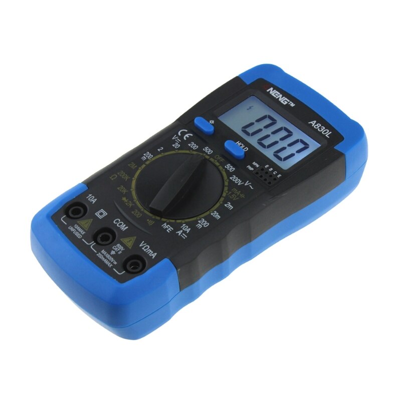 ANENG A830L Digital Multimeter LCD DC AC Voltage Diode Freguency Multitester M17E