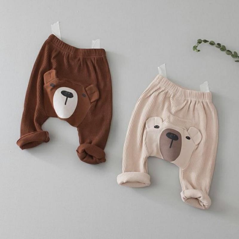 Baby Jongen & Meisje Broek - Cartoon Beer Casual Peuter Broek - Unisex Baby Legging