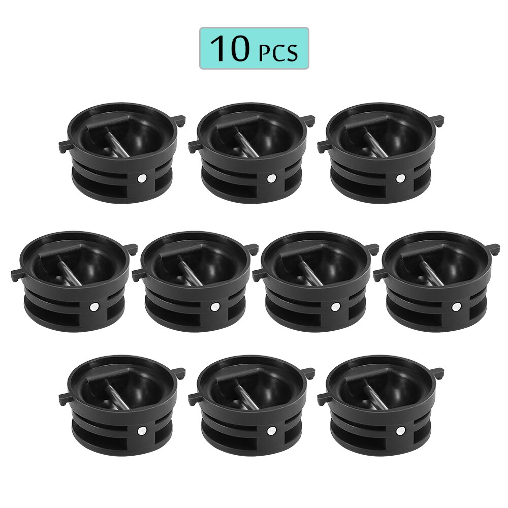 10 Pcs Surfplank Leash Plug Sup Board Surfen Leash Stekkers Kajak Boot Drifting Kano Zetel Kajak Board Cup Met Roestvrij pin: Black