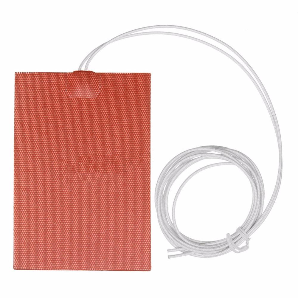 12V DC 15W Flexible Silicone Heater Pad - 50x100mm - Waterproof For 3D Printer, Print Bed
