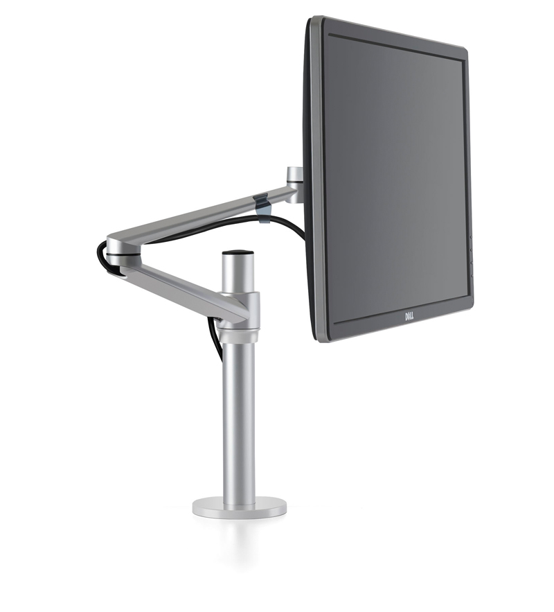 Hyvarwey OL-1 Alunimum Hoogte Verstelbare 17-32 Inch Screen Monitor Houder Arm Full Motion Desktop Stand Monitor Mount Belasting 8kgs