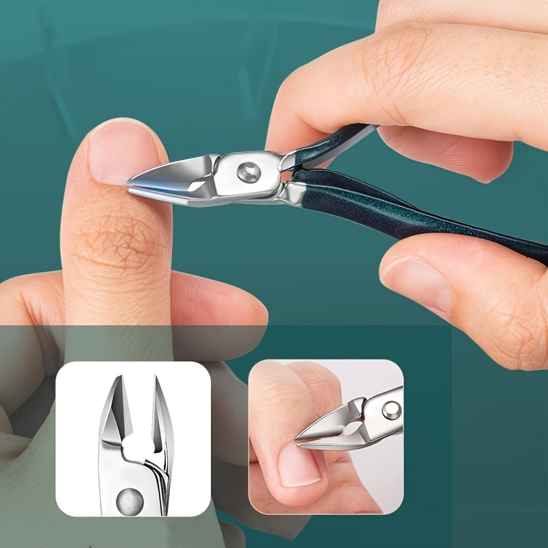 Kit para el cuidado de las uñas, juego de manicura y pedicura de acero inoxidable, cortaúñas con estuche de viaje, 7/10/12/18 piezas