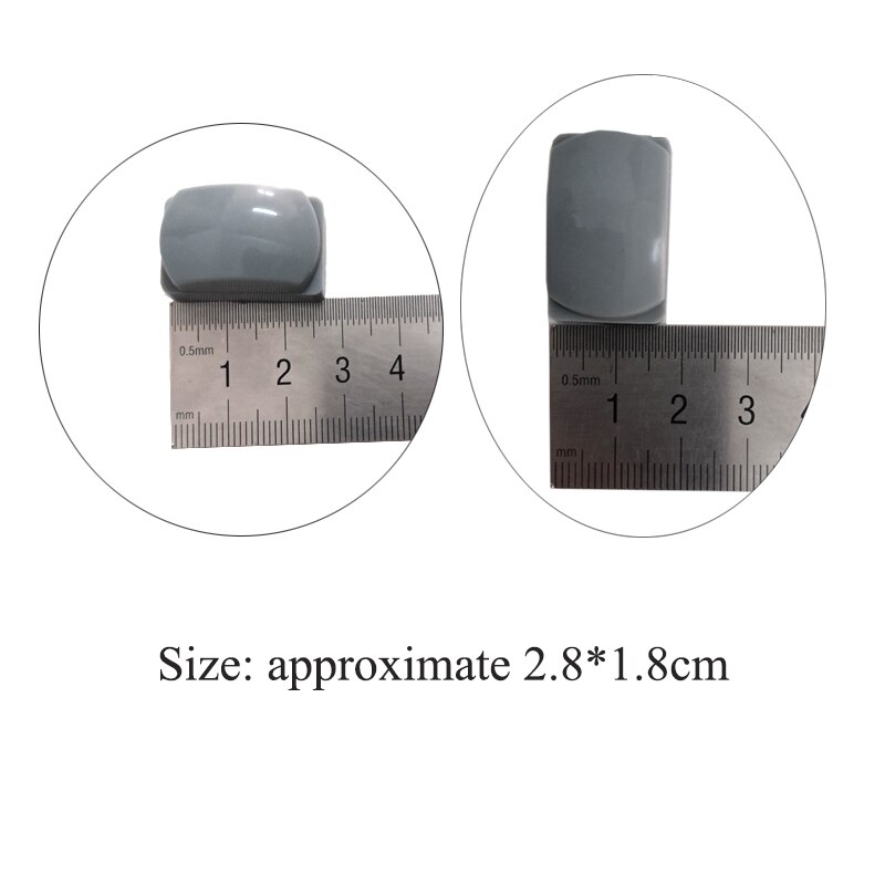 5 farbe Rechteck Nagel Stempel Silikon Gelee Kopf Lila Weiß/verrotten/Grau/Rosa Nagel Stempel Kopf Nagel stanzen Platte Druck Werkzeug