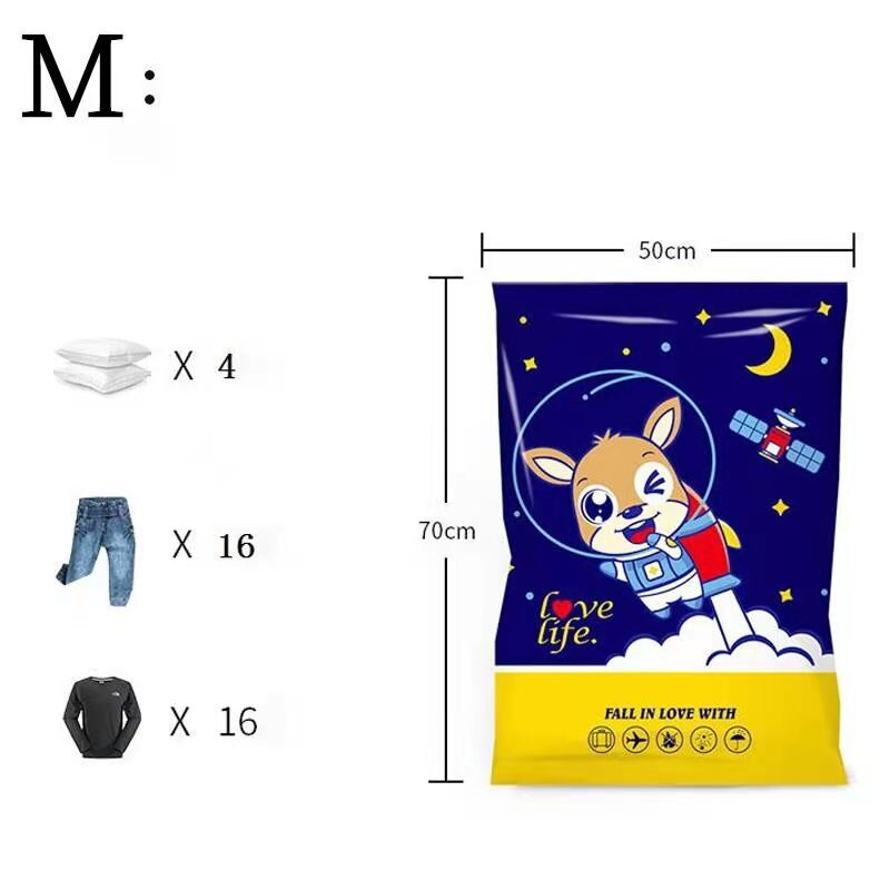 Vacuum Compression Bag Large Quilts To Receive Clothing Thickening Air To Finish The Bag Waterproof And Moisture-Proof Material: H4-2 M